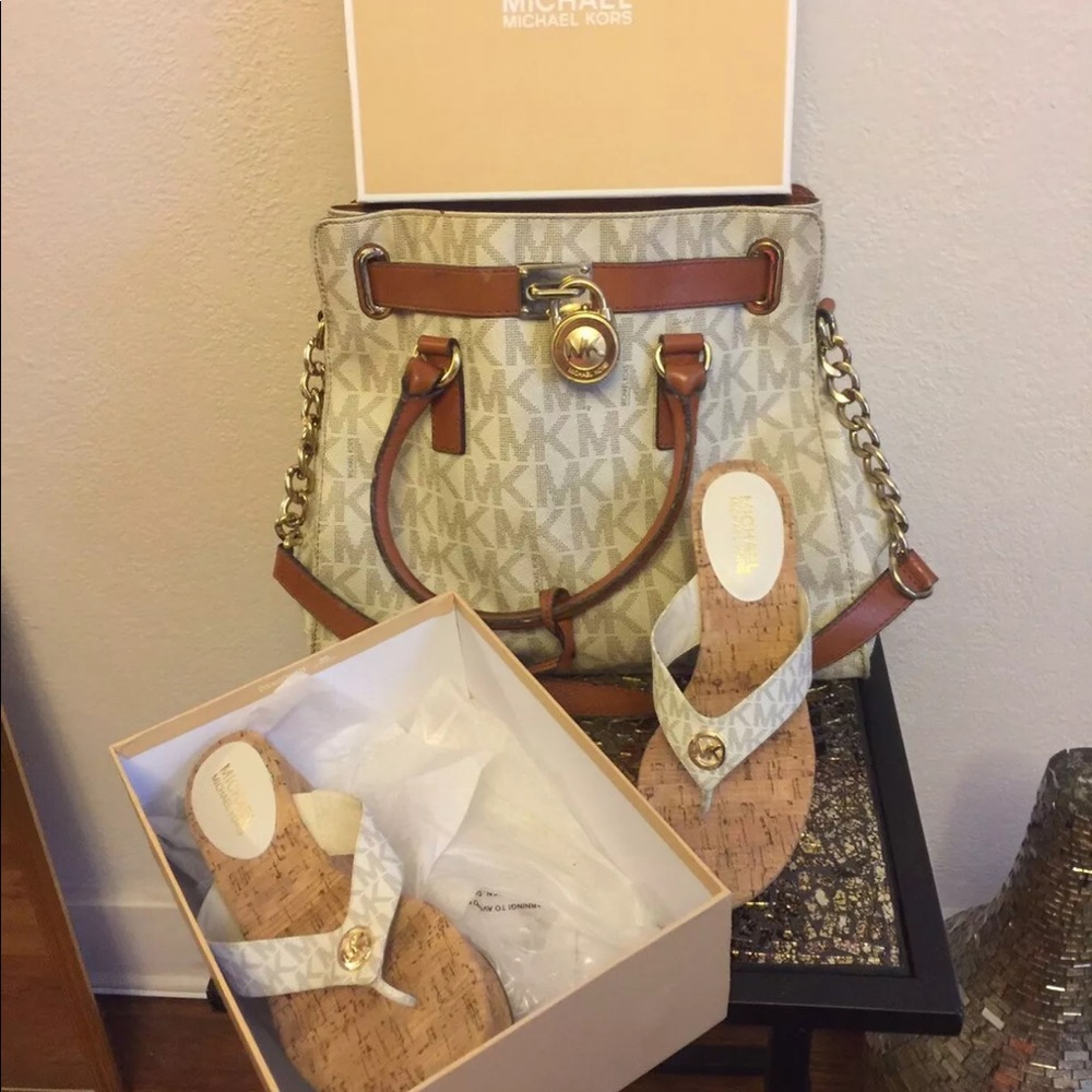 Michael Kors Hamilton matching sandals